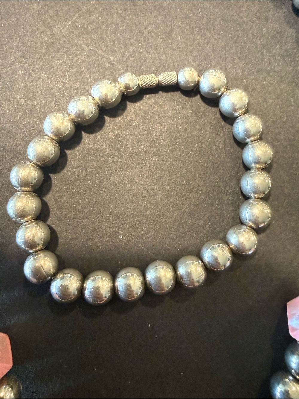 1980s Sterling Beaded Lee Sanda Inspired Abstract Necklace and Bracelet - Picture 6 of 15